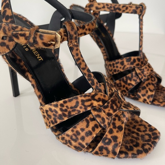 NEW AUTHENTIC SAINT LAURENT TRIBUTE SANDALS - Picture 7 of 16